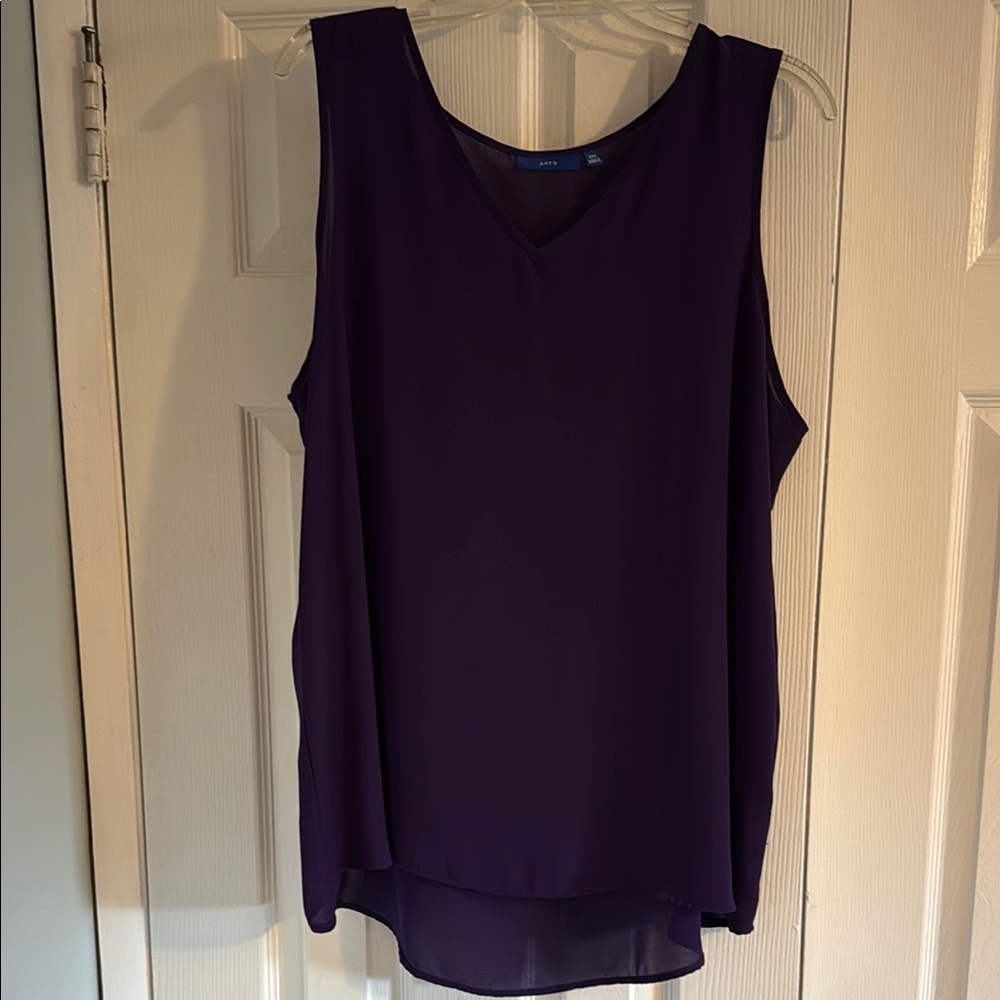 Apt. 9 Purple Relaxed Tank Top